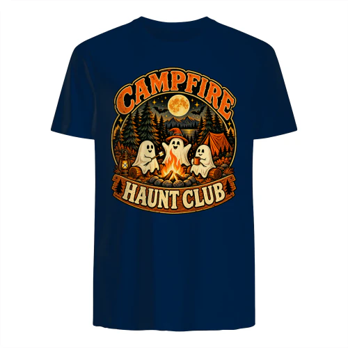 Campfire Haunt Club Halloween Camping Shirt