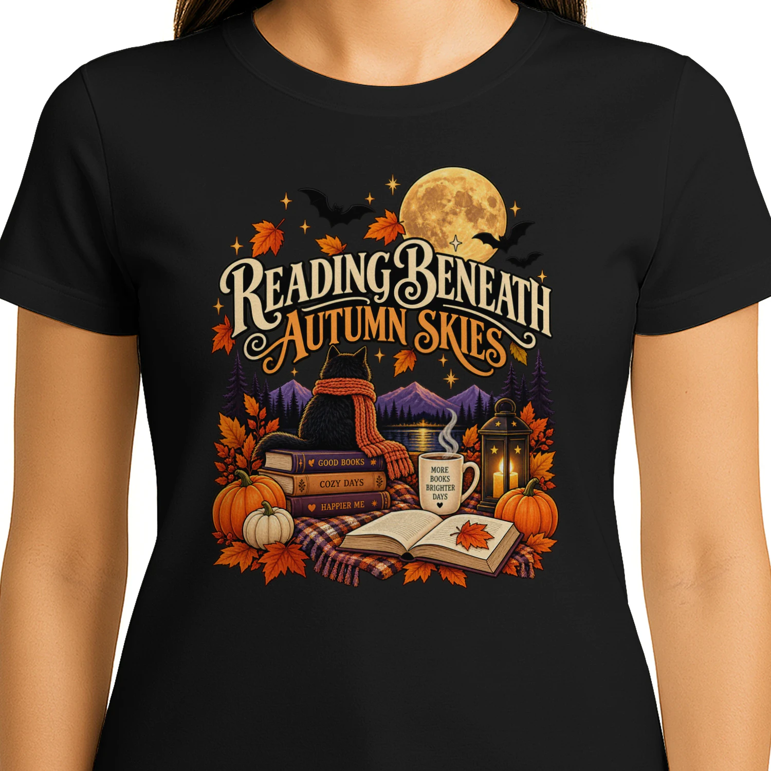 READING BENEATH AUTUMN SKIES