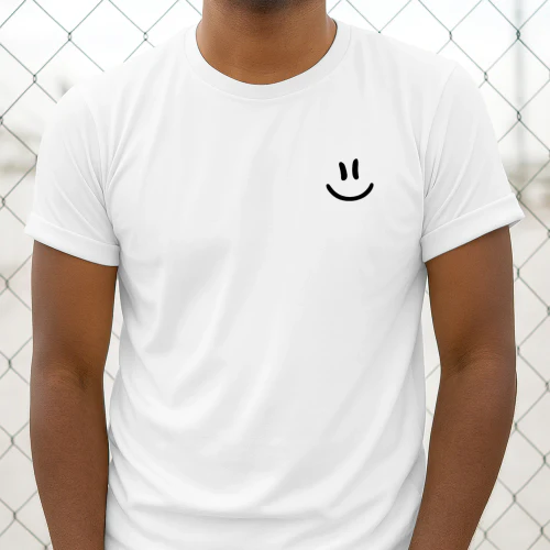 Trendy Cartoon Joyful Face