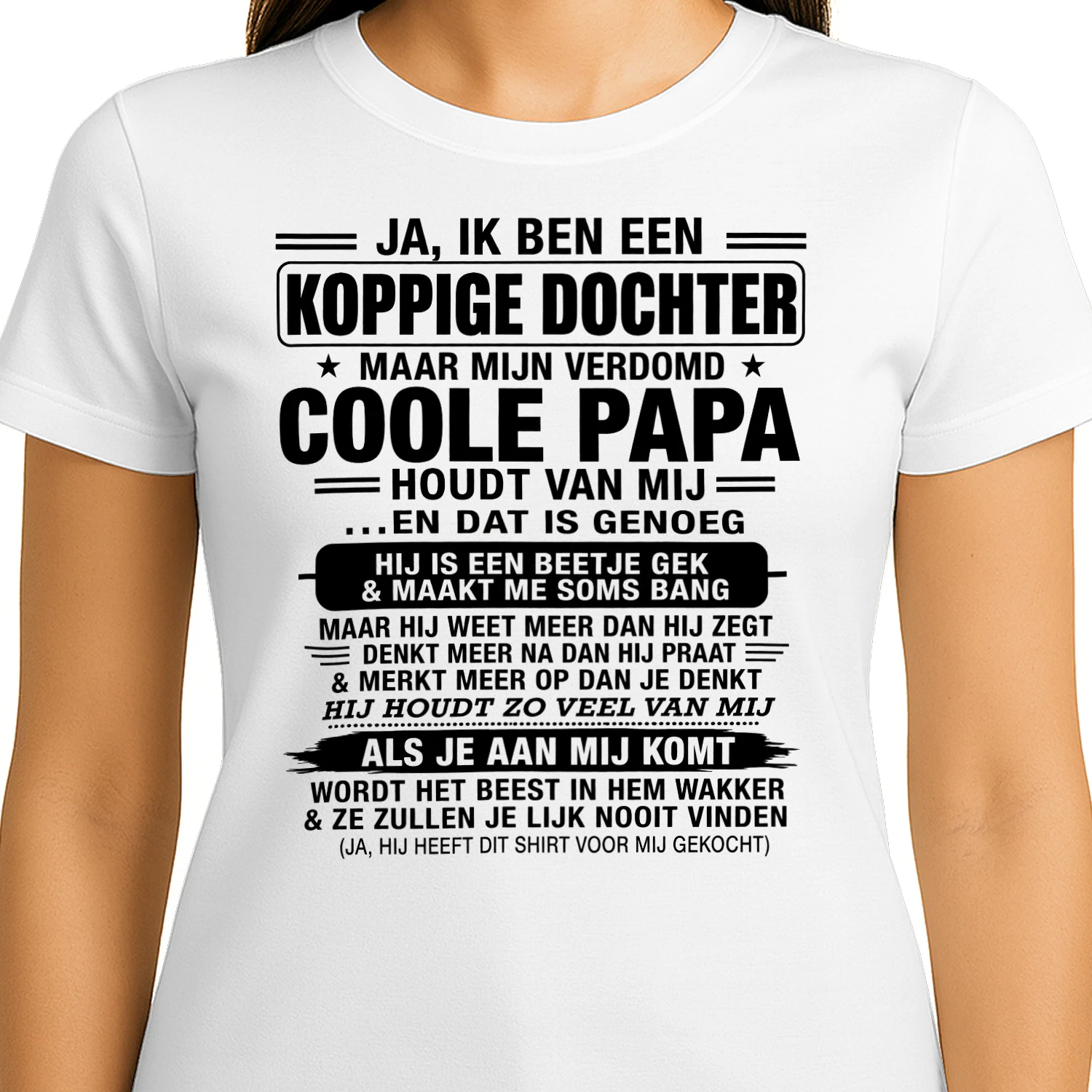 Stoere Dochter, Coole Papa shirt