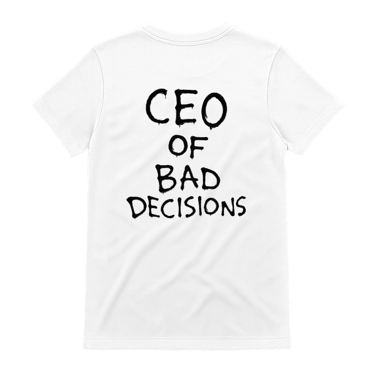 New ProjectCEO of Bad Decisions T-Shirt, Funny Graphic Tee, Unisex Oversized Shirt, Sarcastic Streetwear, Funny Gift for Friends