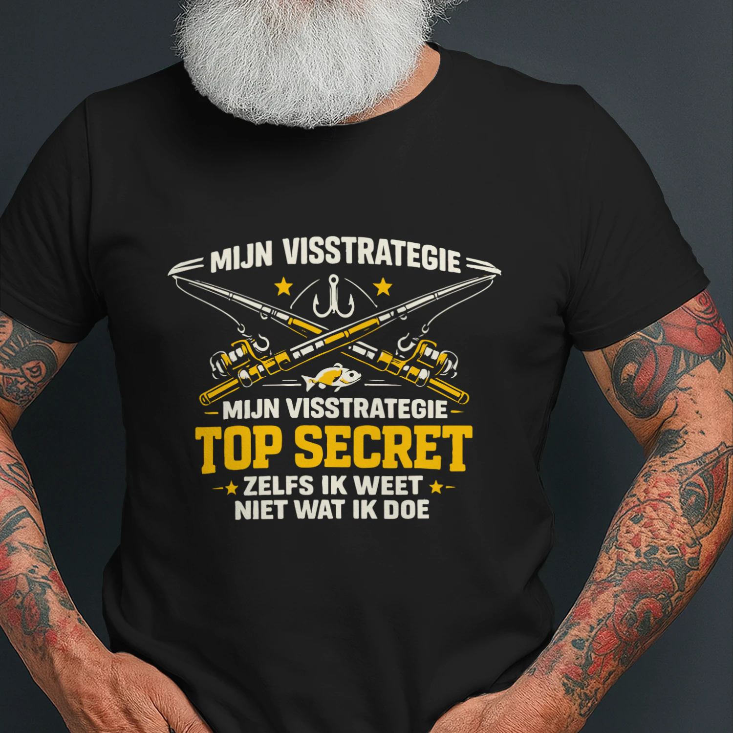 Top Secret Visstrategie T-Shirt