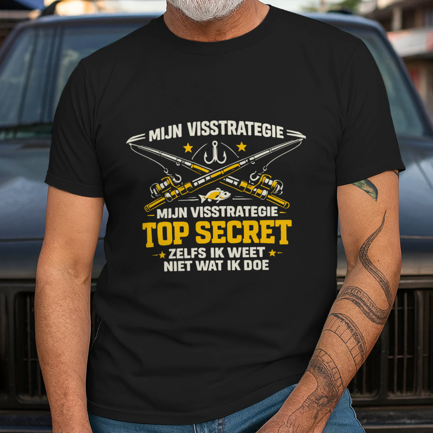 Top Secret Visstrategie T-Shirt