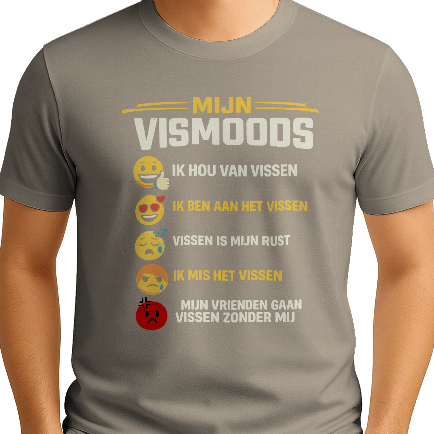 Grappig Vissen T-Shirt
