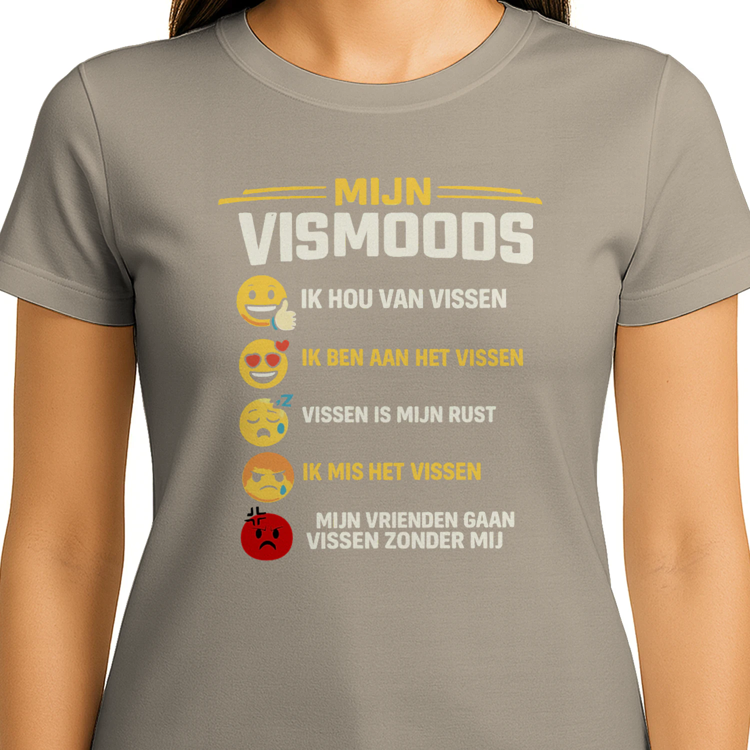 Grappig Vissen T-Shirt