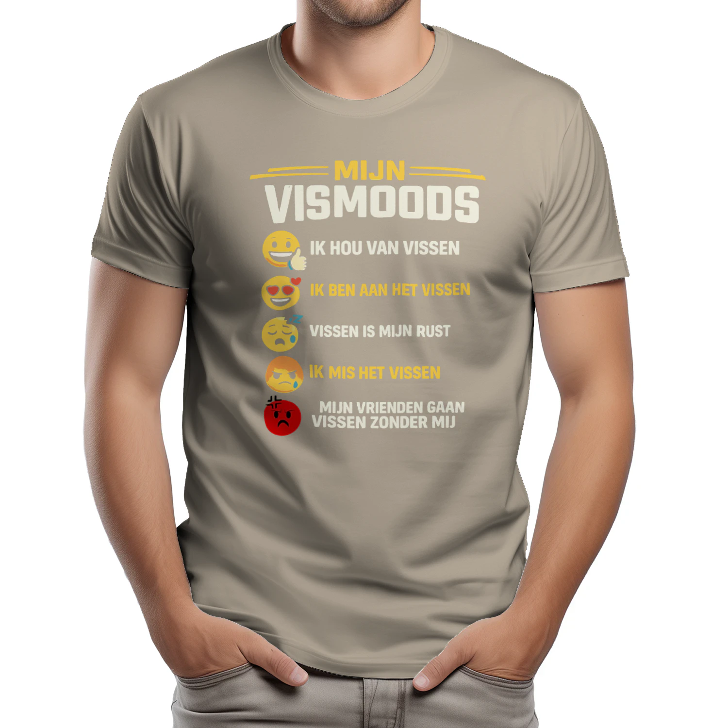 Grappig Vissen T-Shirt