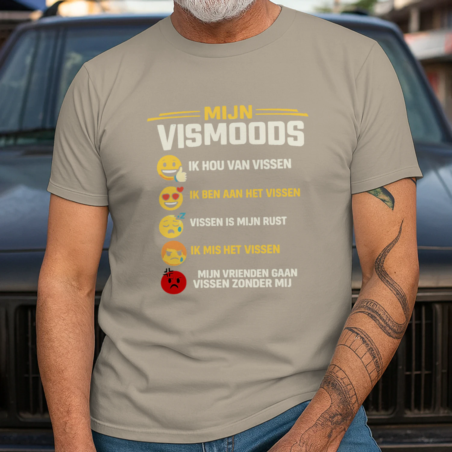 Grappig Vissen T-Shirt