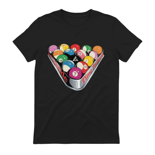 Vintage Billiards Pool Ball Rack – Retro 8-Ball Streetwear