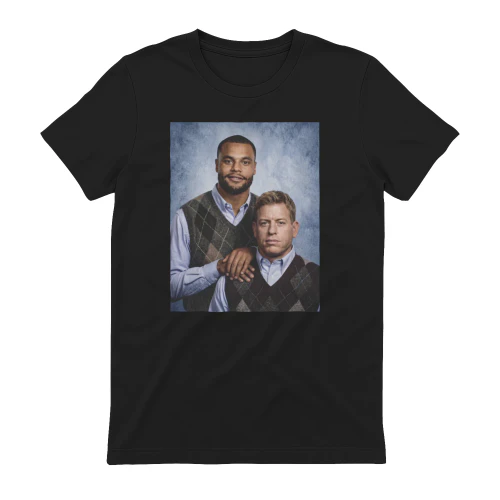 Step Brothers Dallas Quarterbacks Retro Awkward Studio Portrait