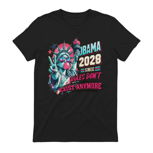 Obama 2028 Since Rules Don't Exist Anymore Statue of Liberty Pop Art Parody