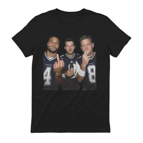 Vintage Dallas Football Quarterbacks Bootleg Retro Graphic