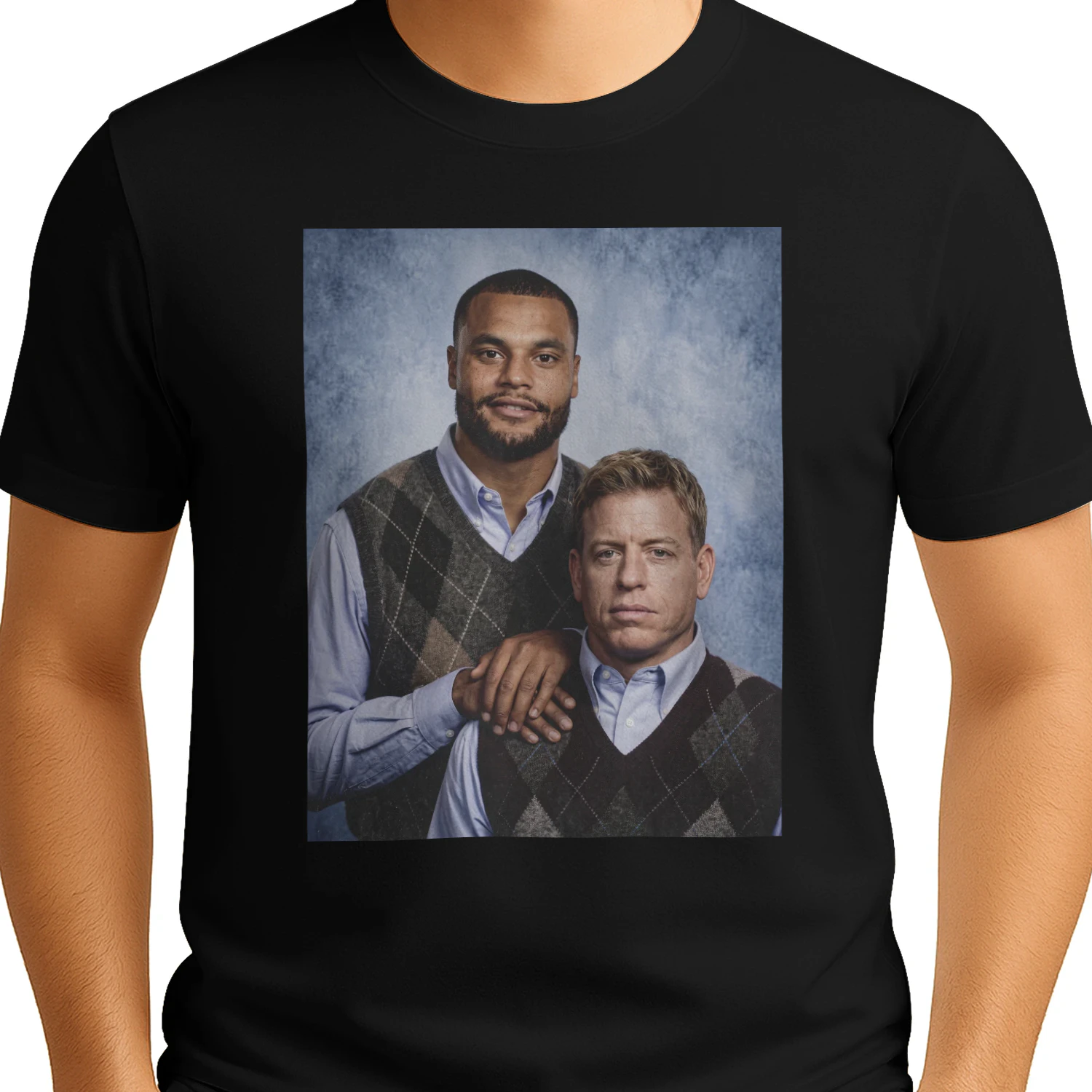Step Brothers Dallas Quarterbacks Retro Awkward Studio Portrait