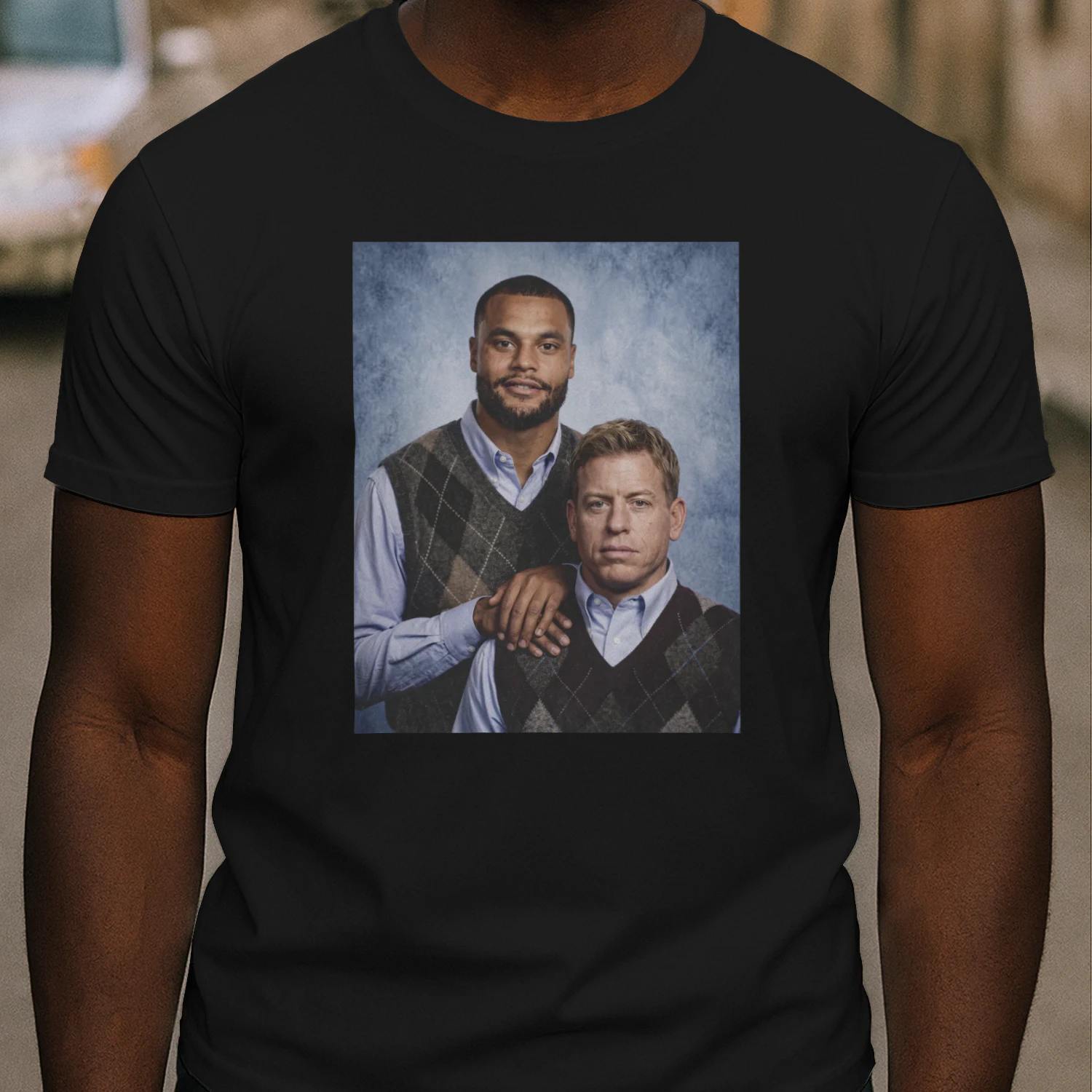 Step Brothers Dallas Quarterbacks Retro Awkward Studio Portrait