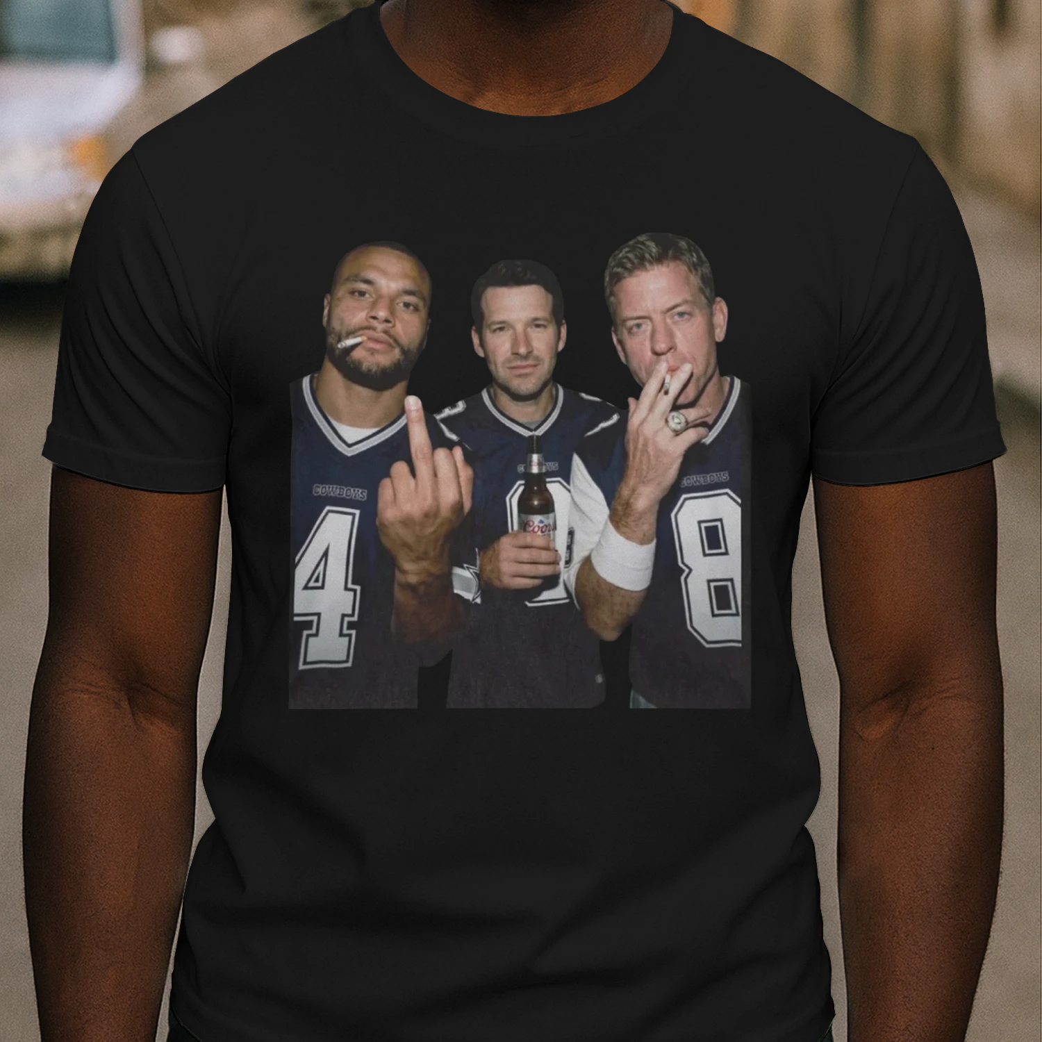 Vintage Dallas Football Quarterbacks Bootleg Retro Graphic