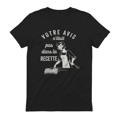 Votre avis n’était pas prévu dans la recette 