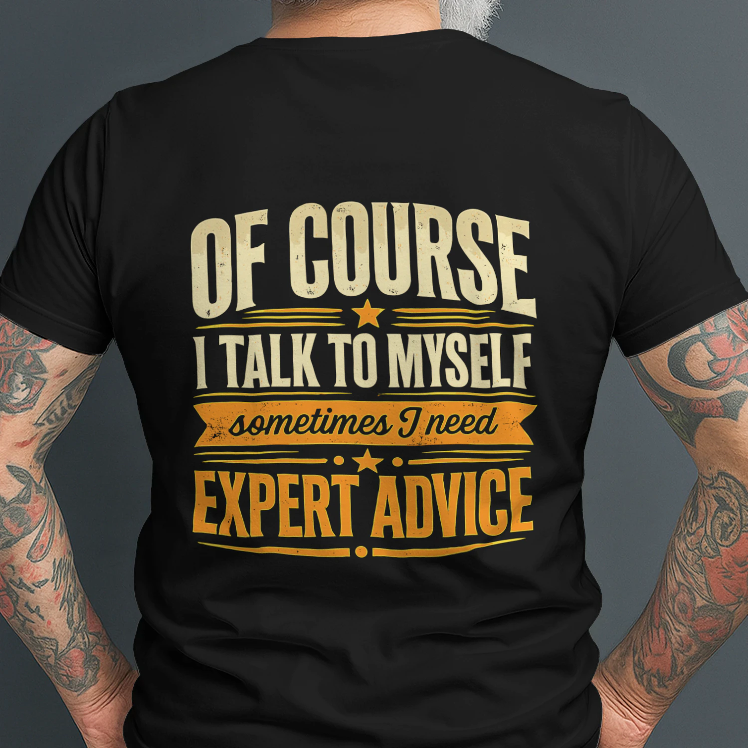 Of Course I Talk To Myself – Funny Vintage Graphic T-Shirt