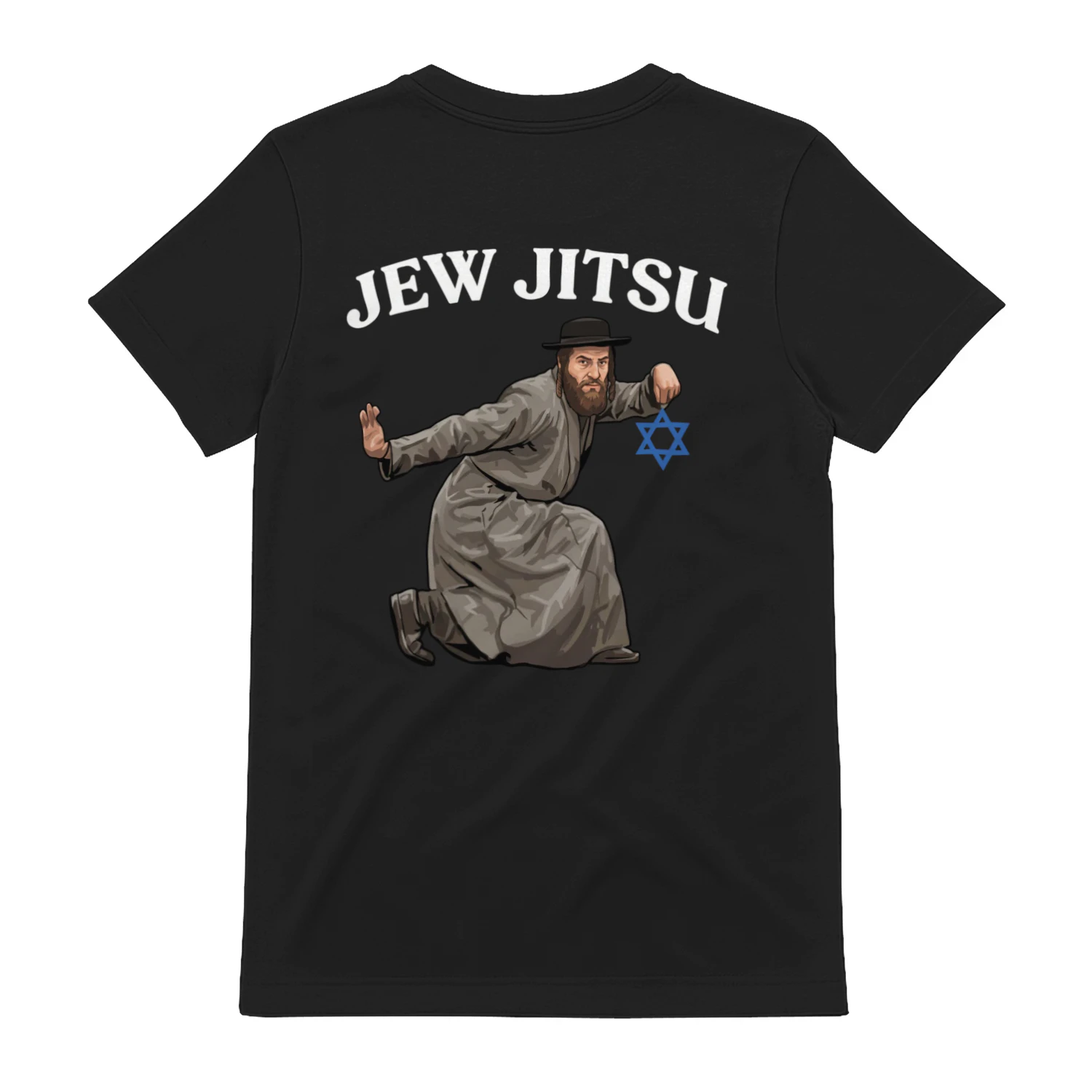 Jew Jitsu Funny Martial Arts T-Shirt – Jewish Martial Arts Humor Graphic Tee
