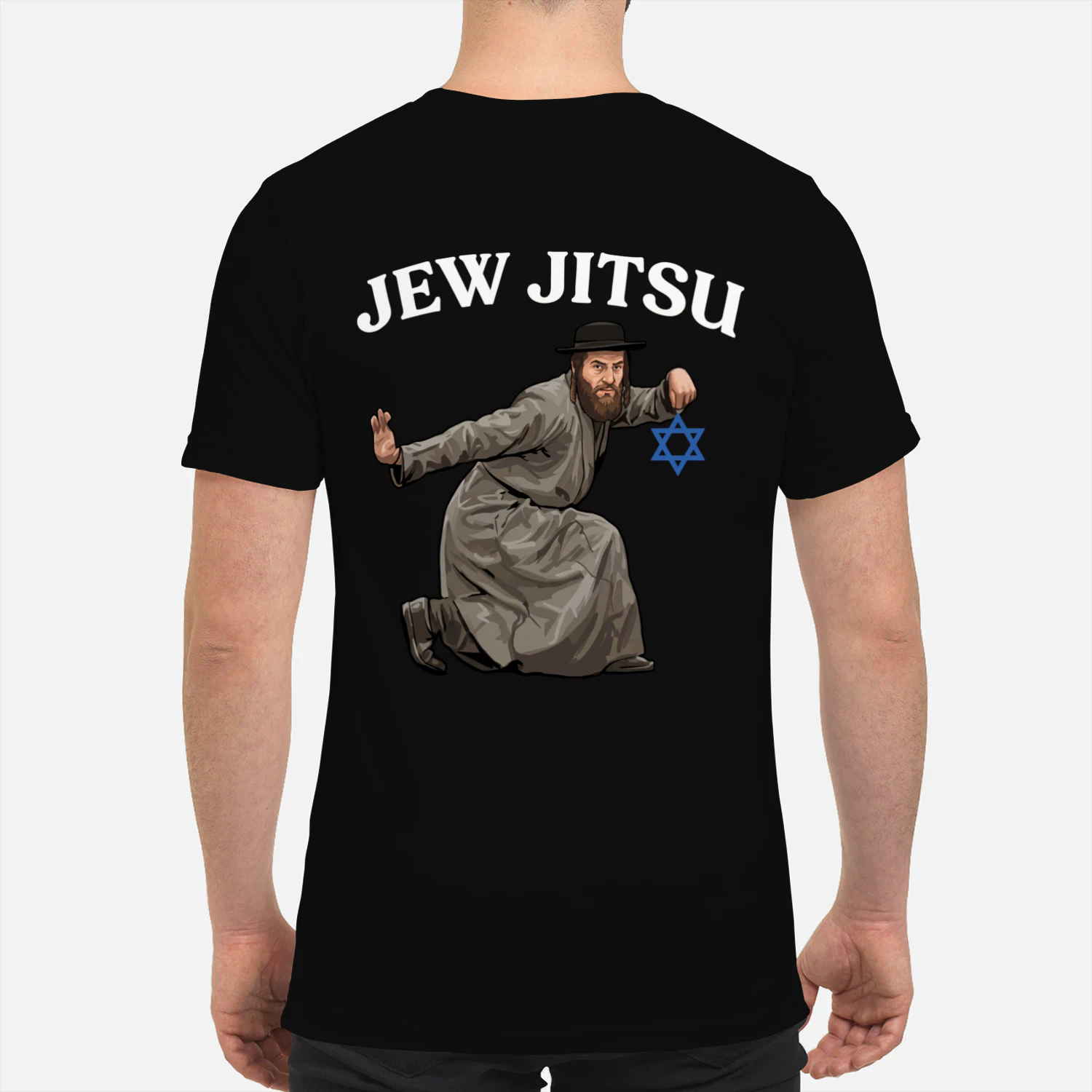 Jew Jitsu Funny Martial Arts T-Shirt – Jewish Martial Arts Humor Graphic Tee