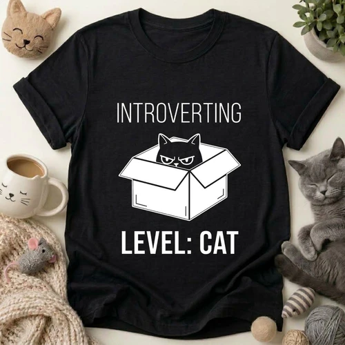 Introverting Level cat
