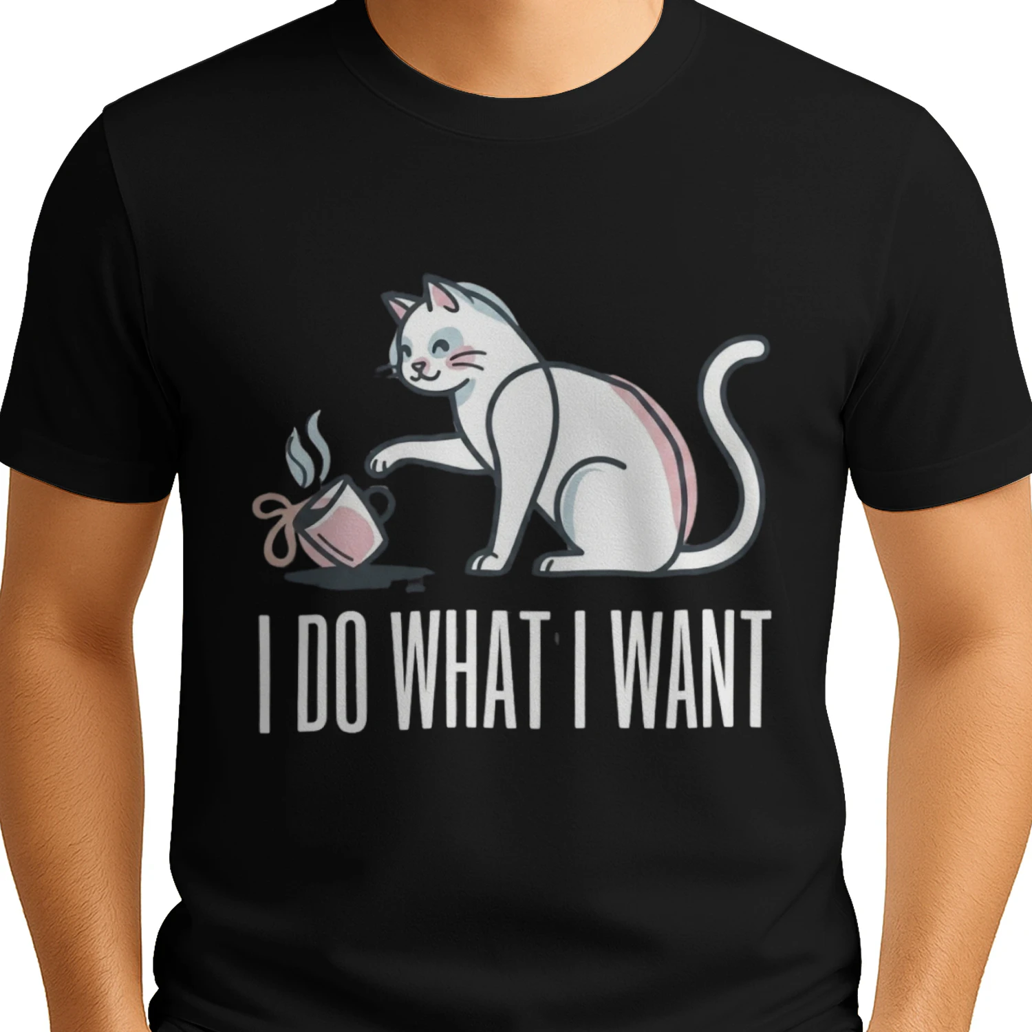 I Do What I Want Funny Cat Unisex T-shirt