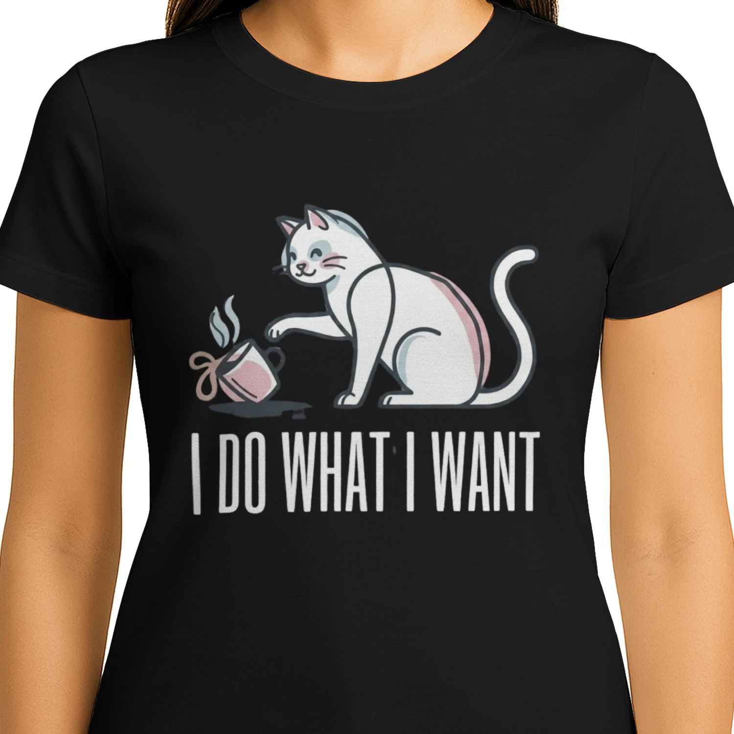 I Do What I Want Funny Cat Unisex T-shirt