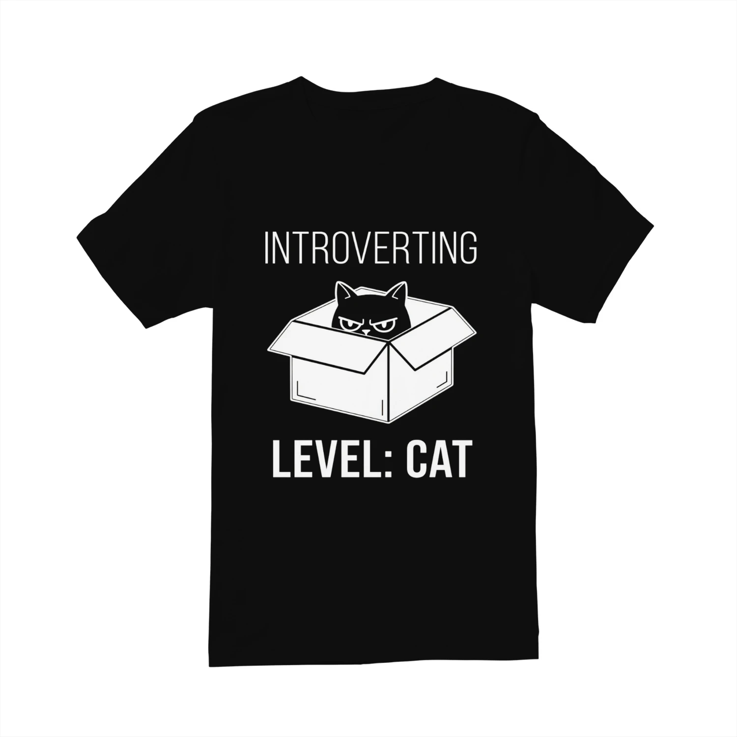Introverting Level : Cat Classic Unisex T-shirt