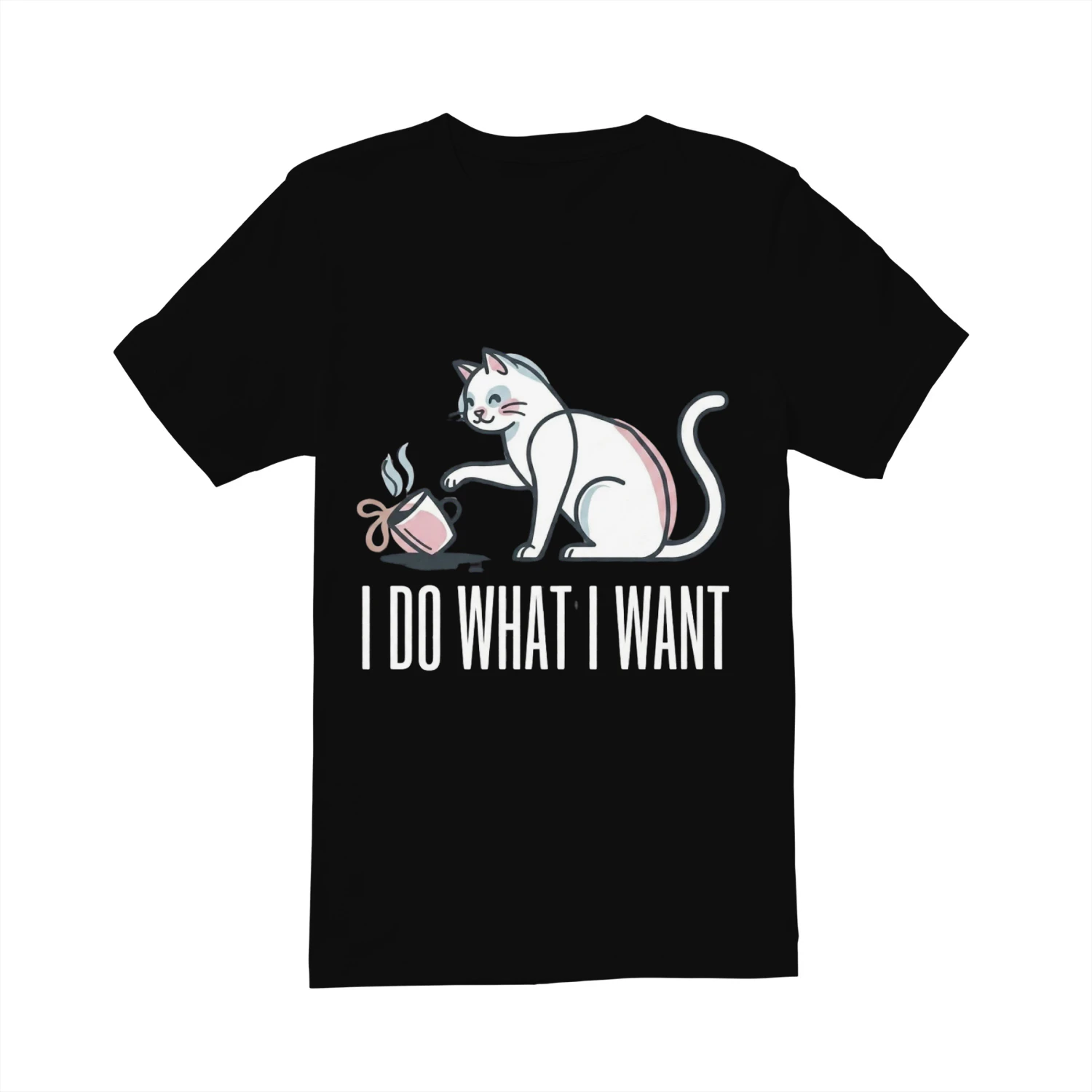 I Do What I Want Funny Cat Unisex T-shirt
