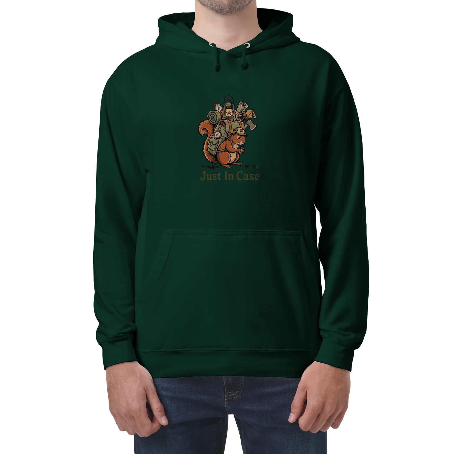 Overloaded Squirrel "Just In Case" Hoodie T-Shirt