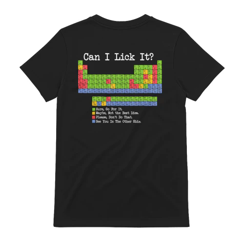 Can I Lick It Periodic Table Funny Science Teacher & Student
