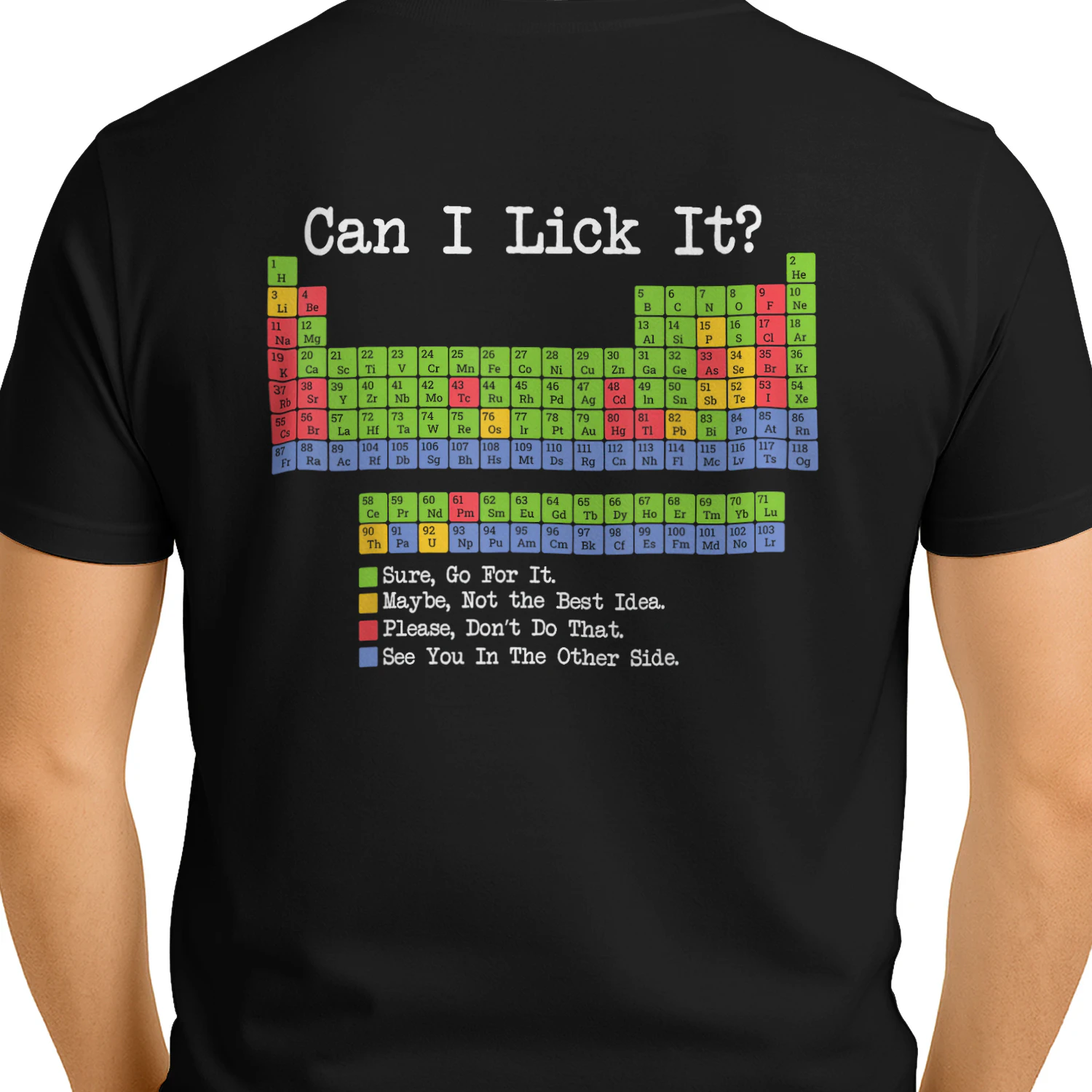 Can I Lick It Periodic Table Funny Science Teacher & Student