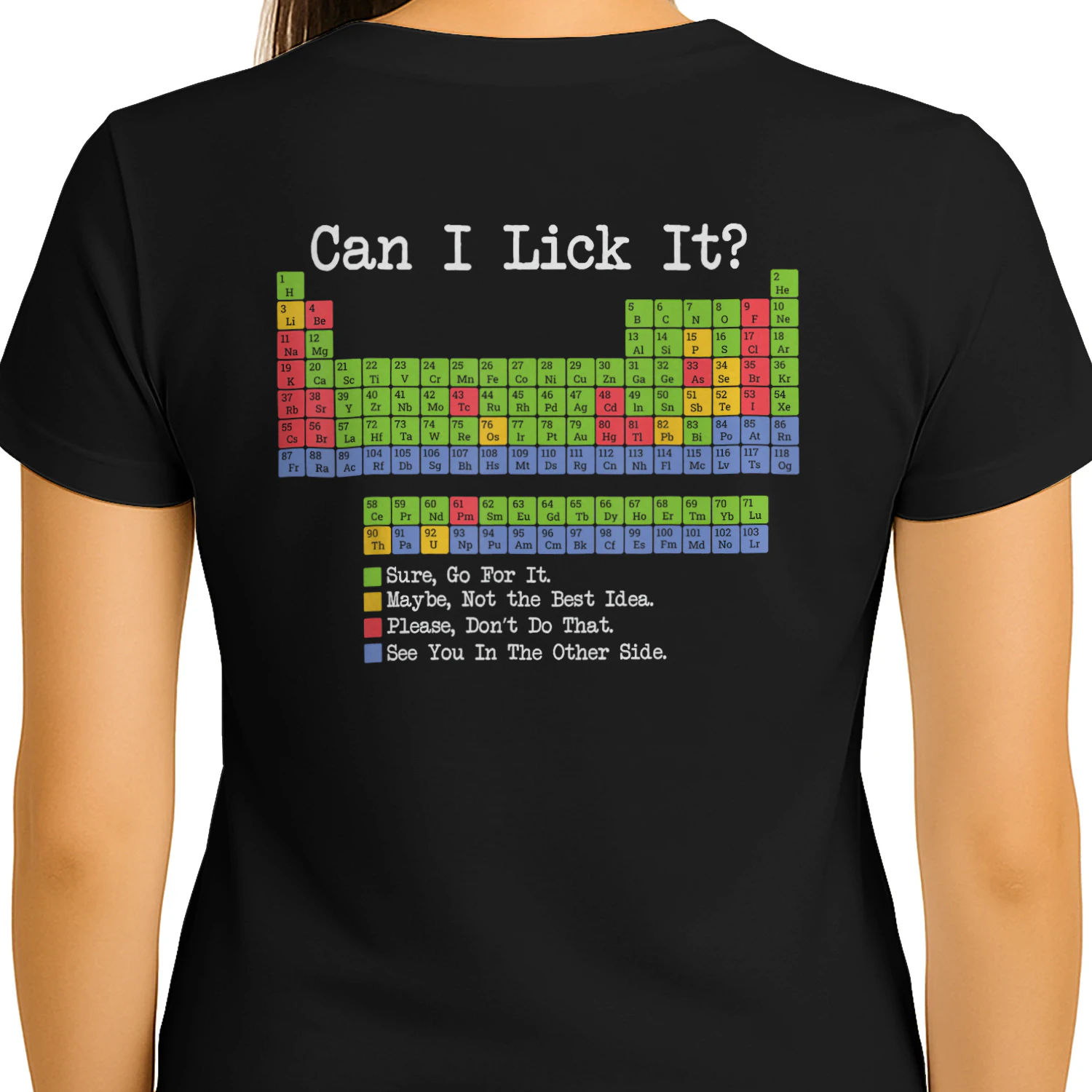 Can I Lick It Periodic Table Funny Science Teacher & Student