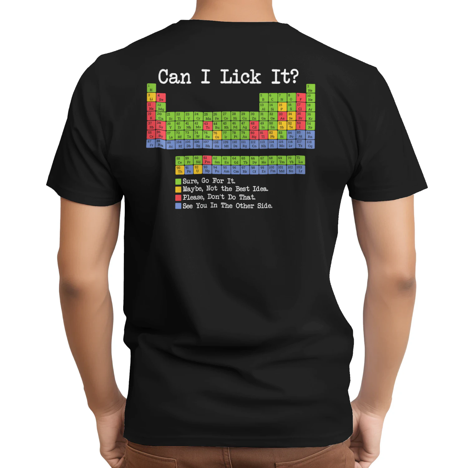 Can I Lick It Periodic Table Funny Science Teacher & Student