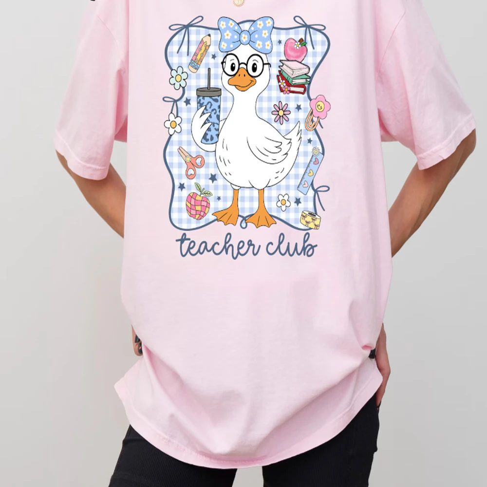  enseignant canard Comfort Colors chemise enseignante amusante joli cadeau de rentrée