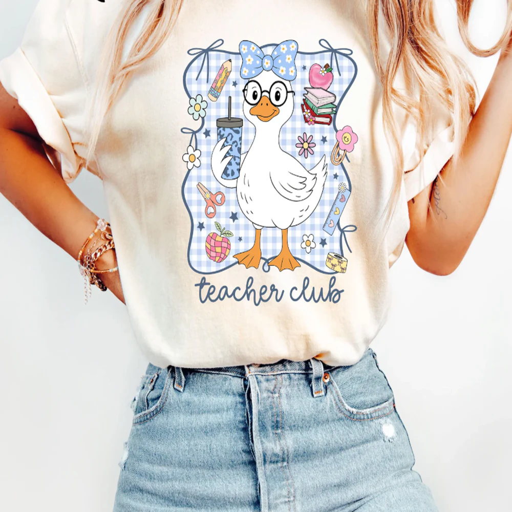  enseignant canard Comfort Colors chemise enseignante amusante joli cadeau de rentrée