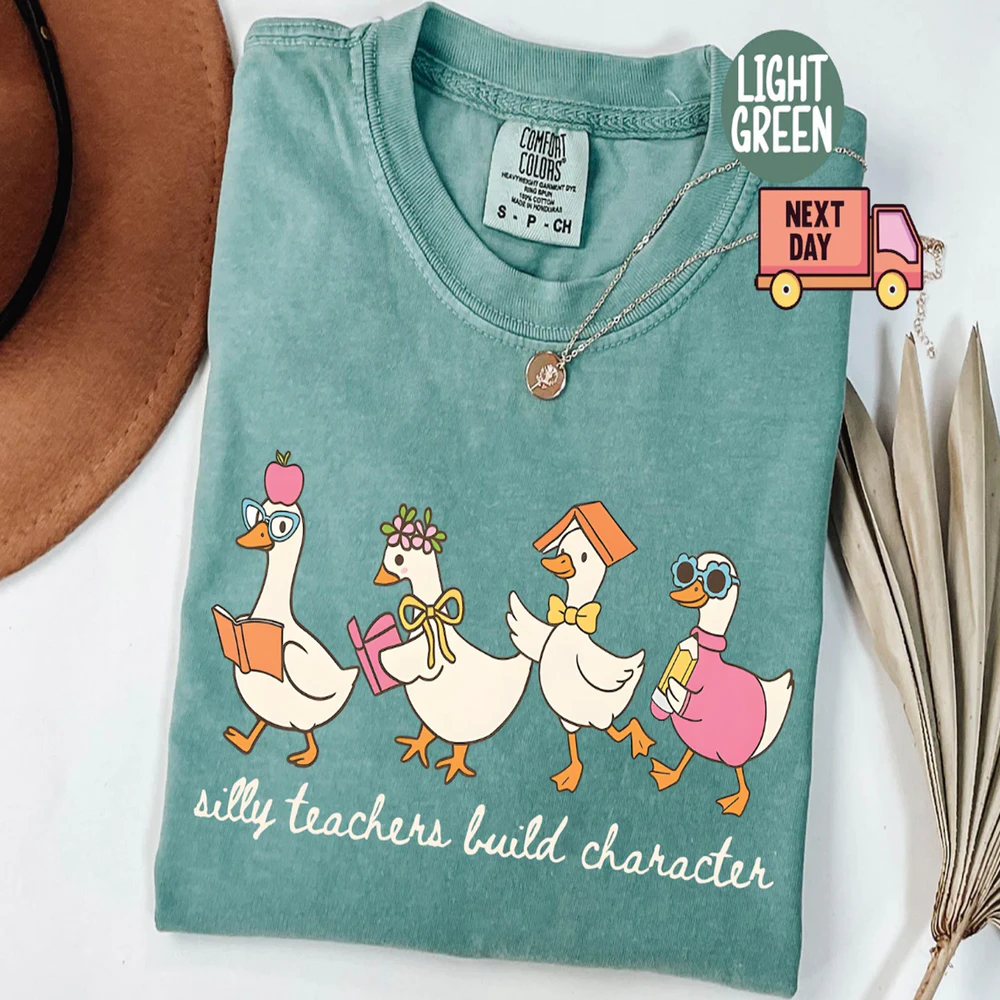 Silly Goose teacher t-shirt, back-to-school t-shirt, thank you gift for teachers, fun gift for teachers