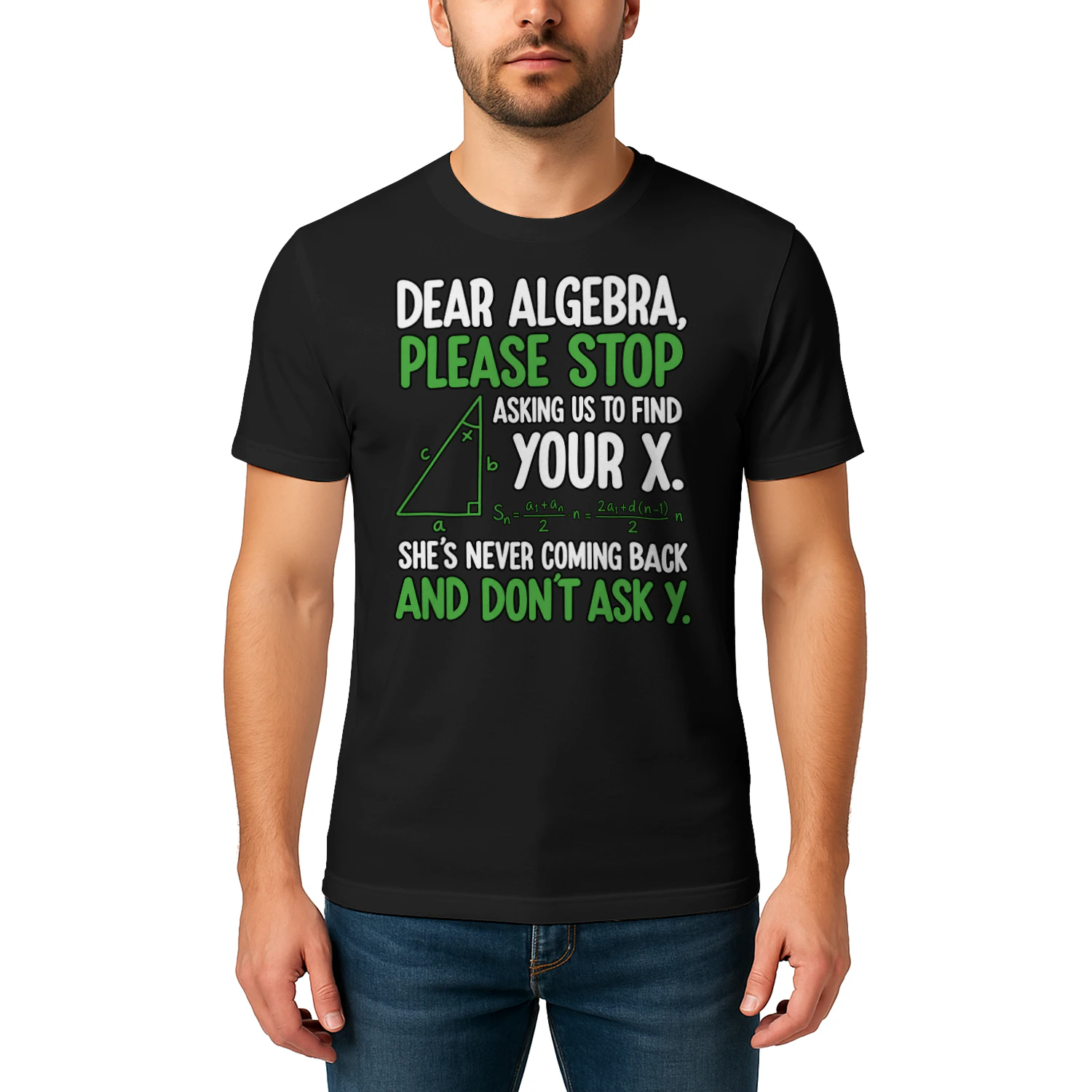 T-shirt pour étudiants en ingénierie, comportant une équation mathématique trigonométrique