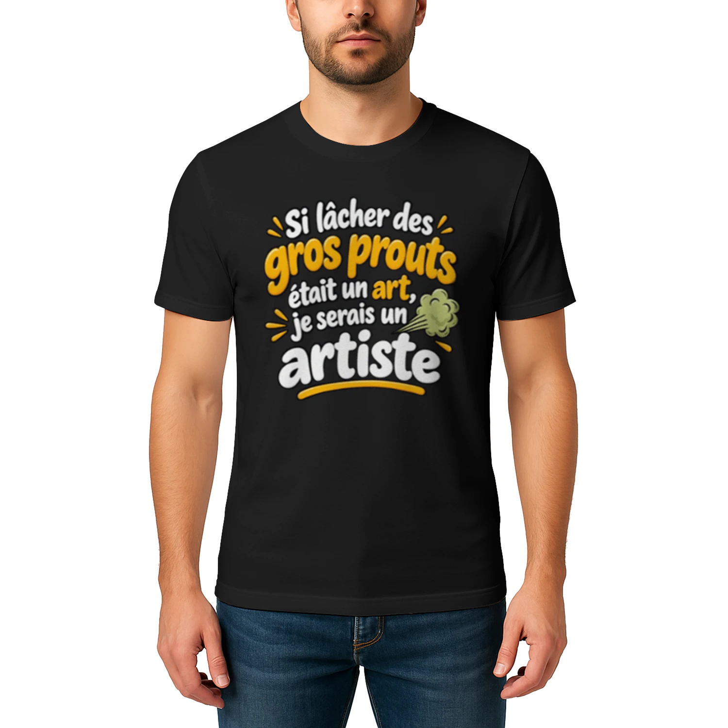 Humour Prout – Si Lâcher des Gros Prouts Était un Art, Je Serais un Artiste, Cadeau Drôle
