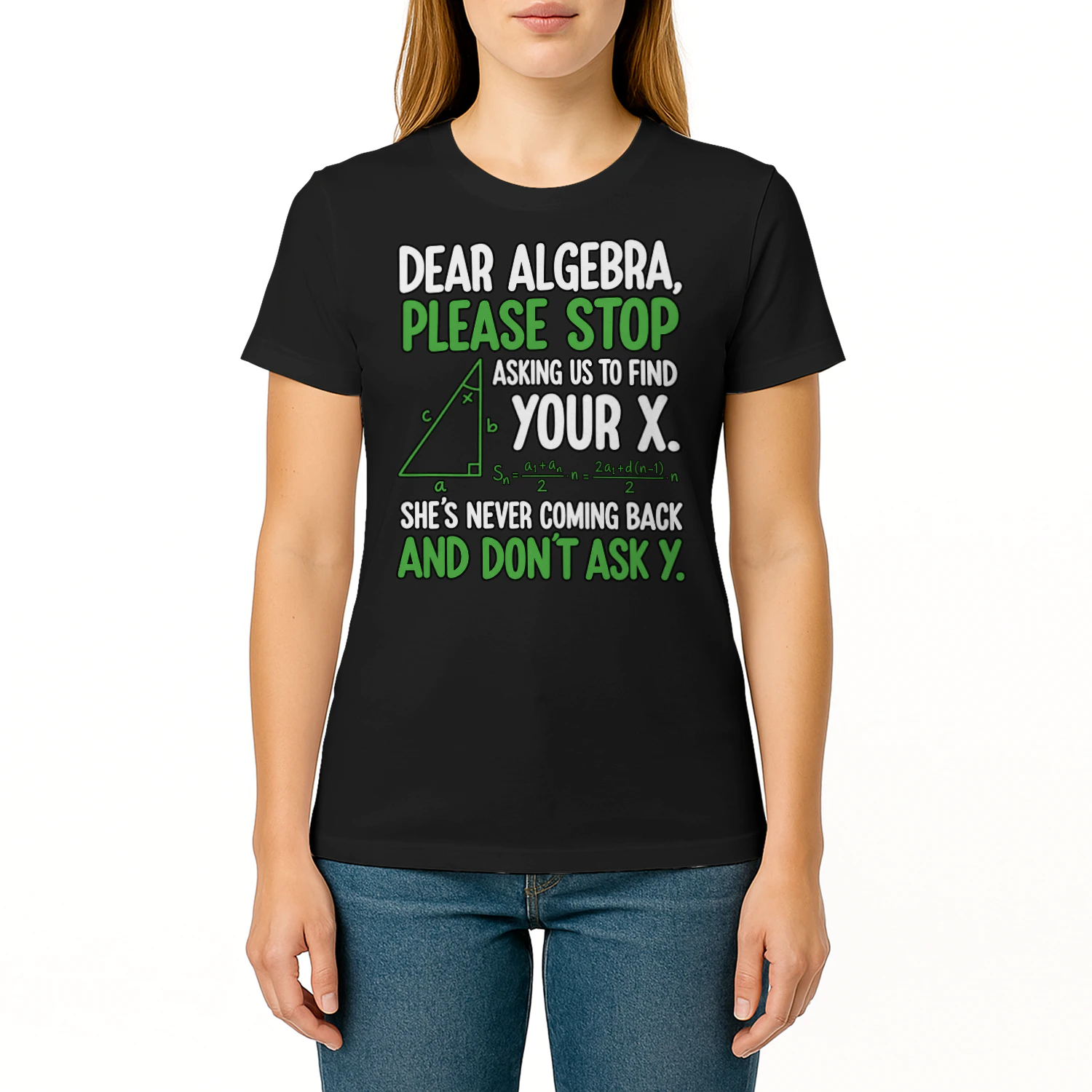 T-shirt pour étudiants en ingénierie, comportant une équation mathématique trigonométrique
