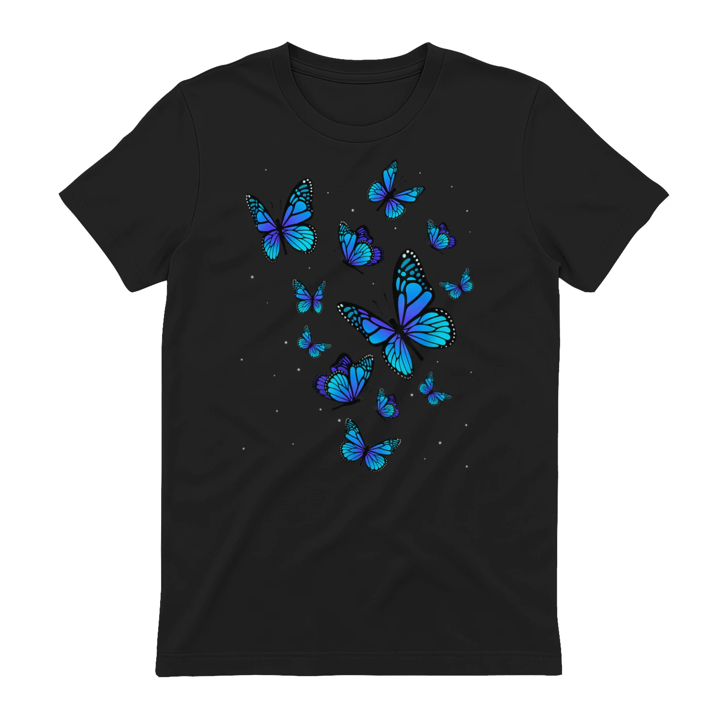 Blue Butterfly Art Garden Beautiful Butterflies