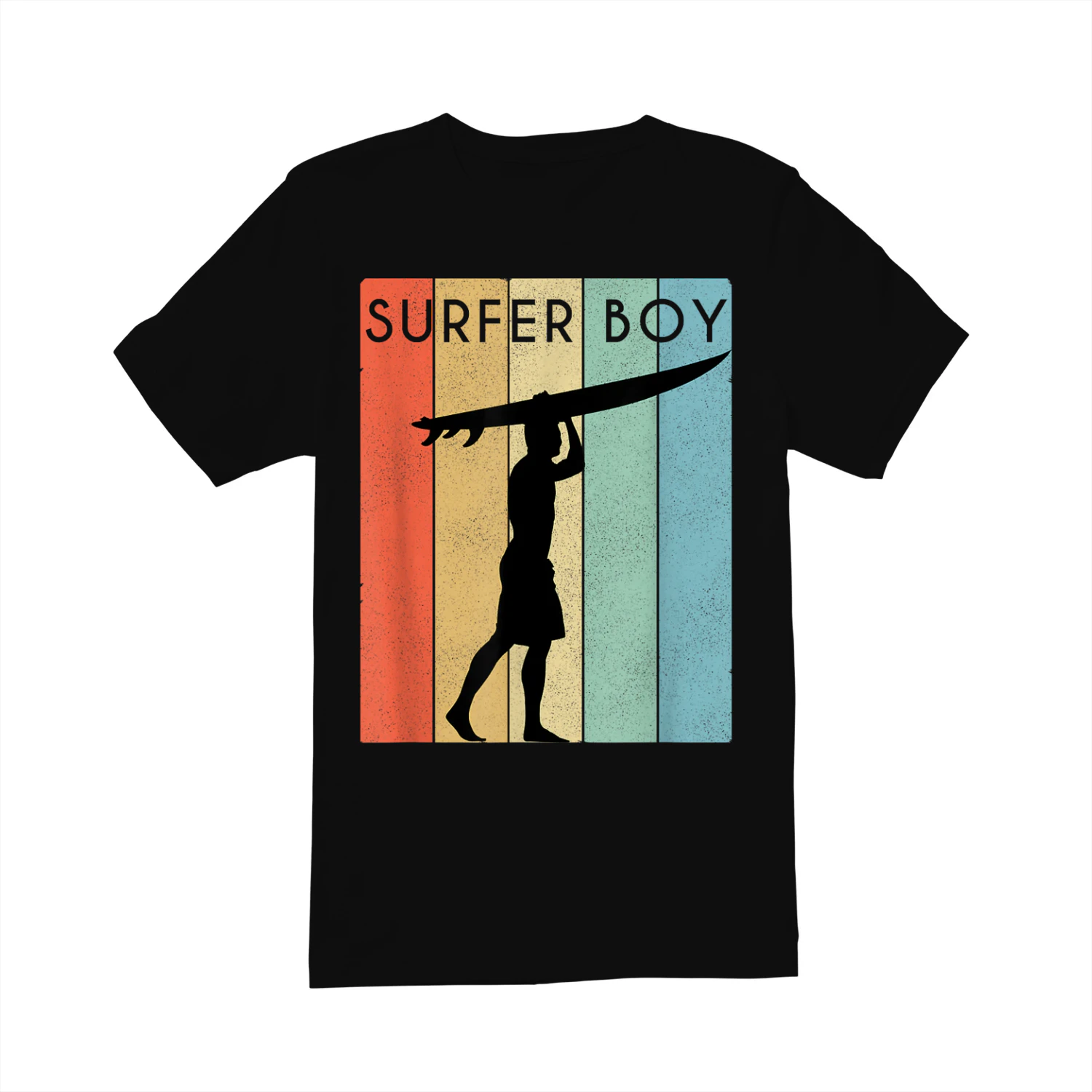 Surfer Boy Surf Illustration/Surf Boy Throwback