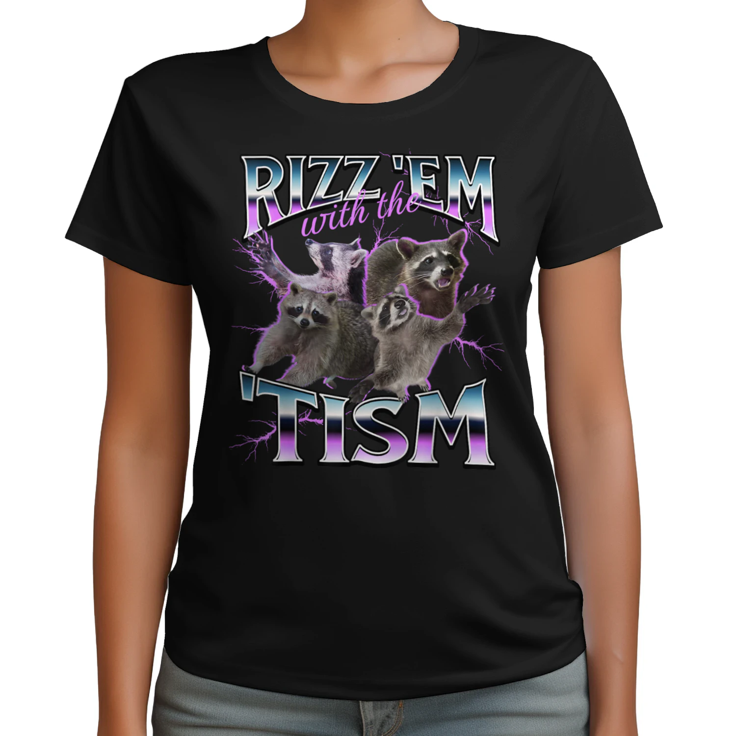 Autism Funny Rizz Em with The Tism Meme Autistic Racoon