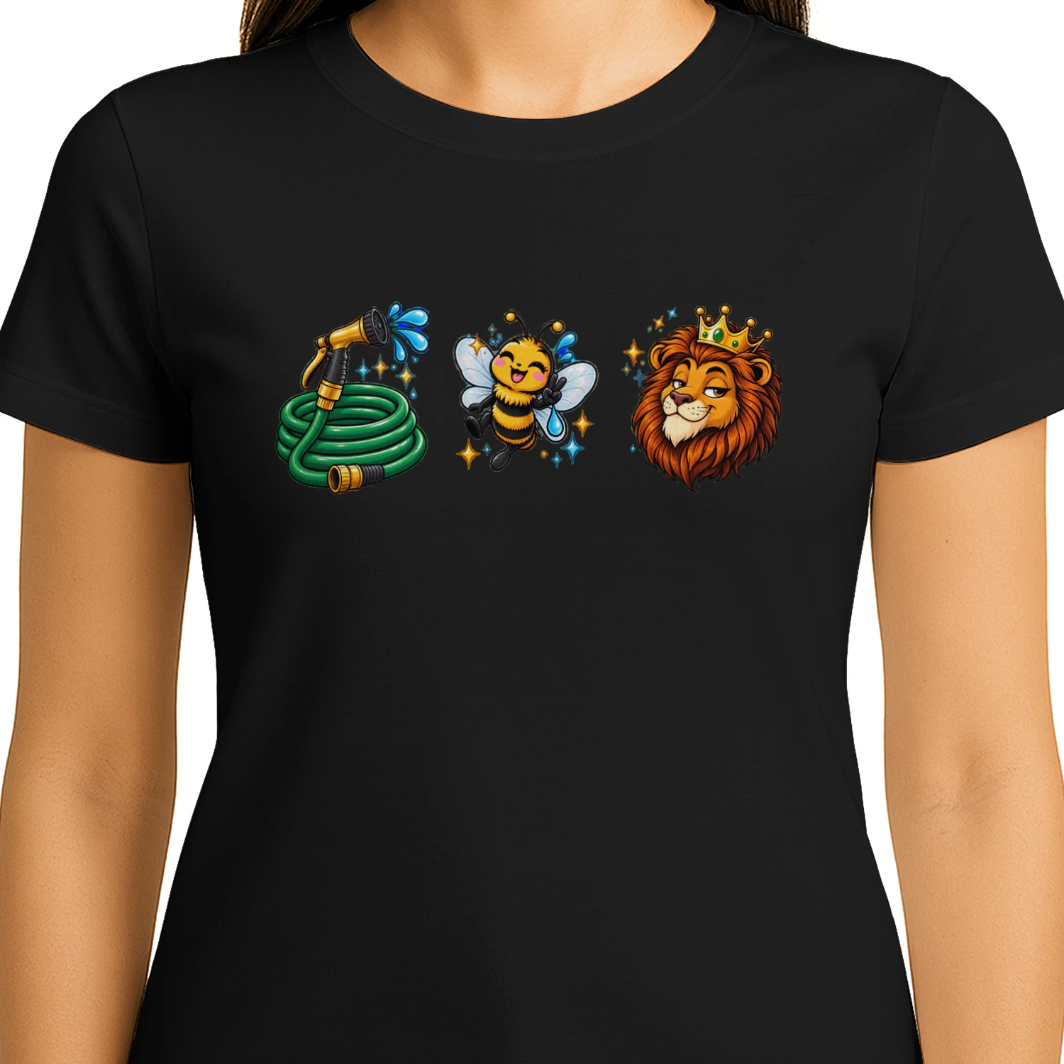 Hose Bee Lion Icons Retro Classic Unisex T-shirt