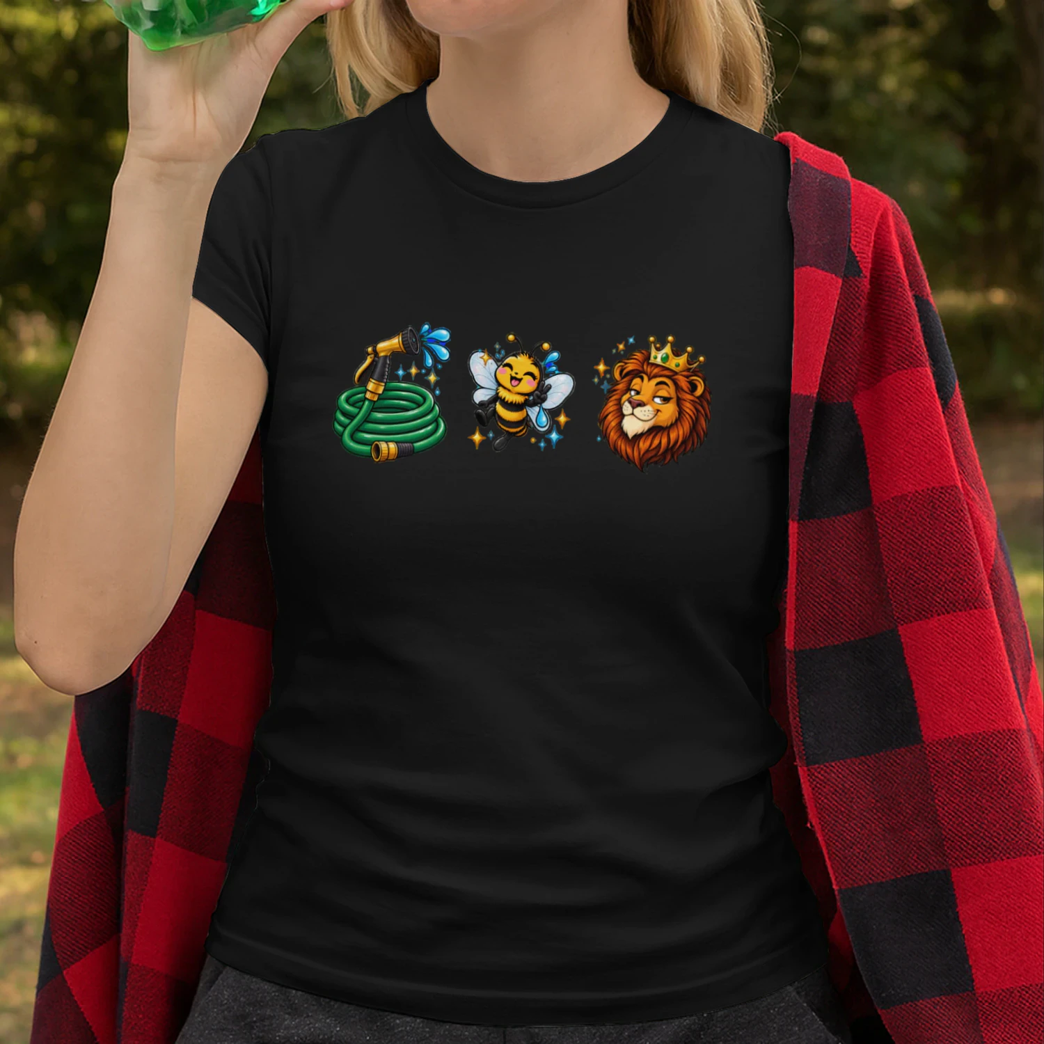 Hose Bee Lion Icons Retro Classic Unisex T-shirt