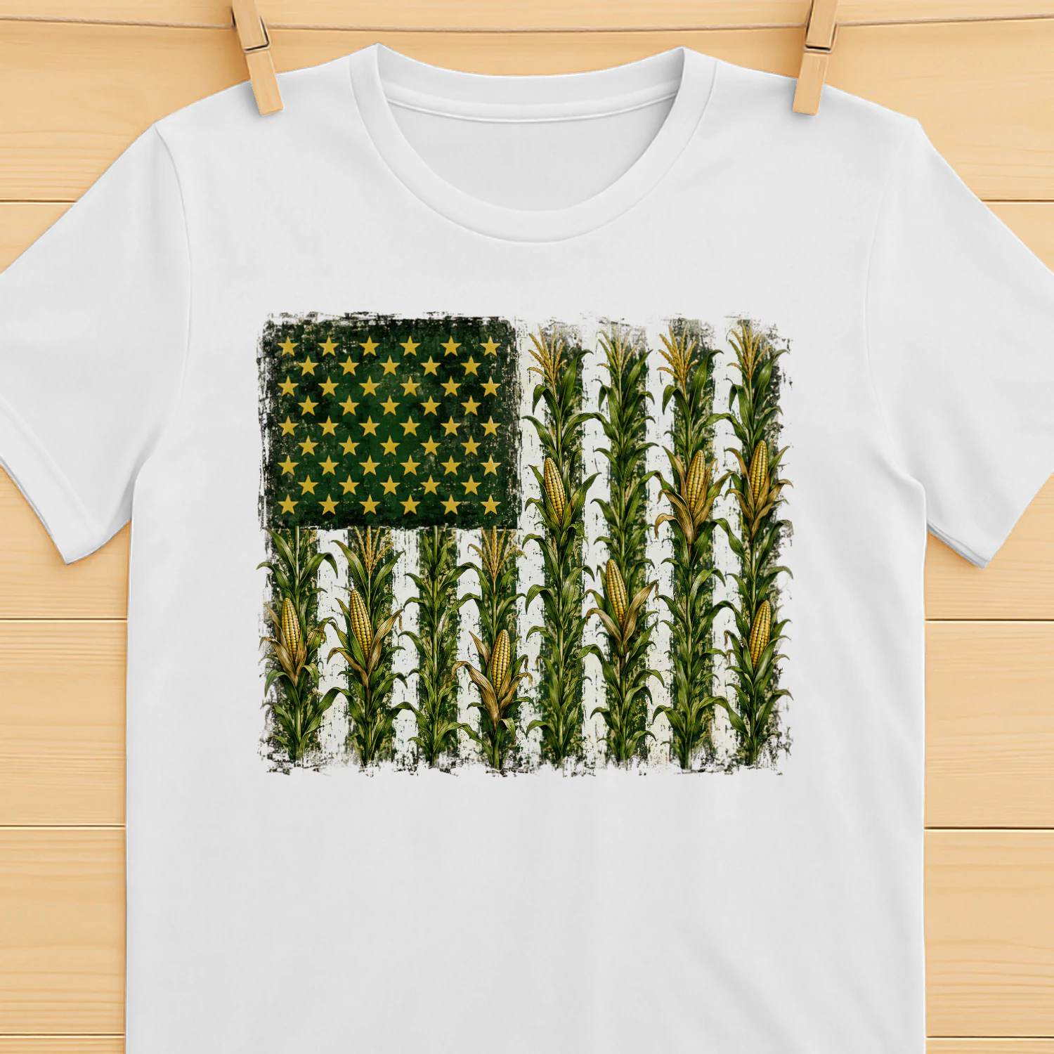 American Flag Corn Field