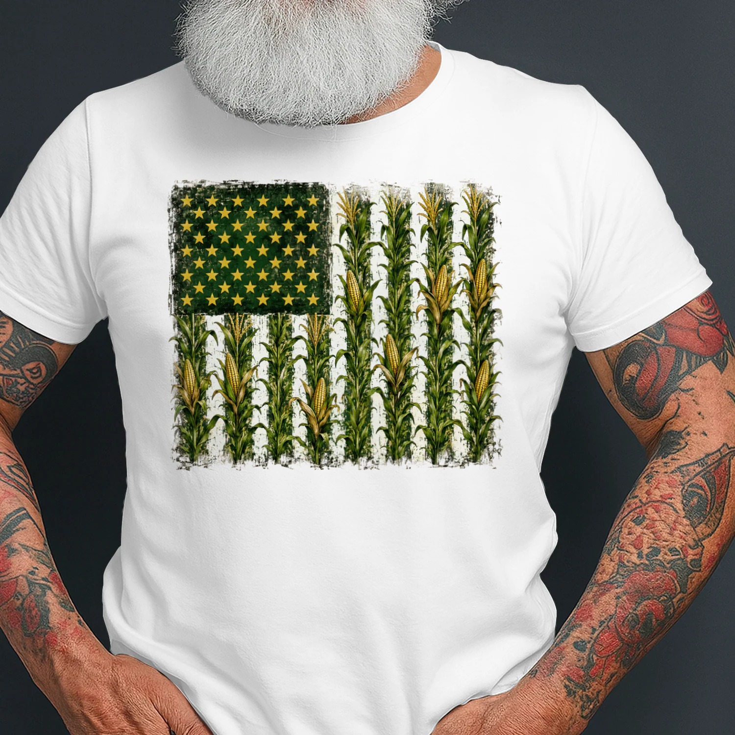 American Flag Corn Field