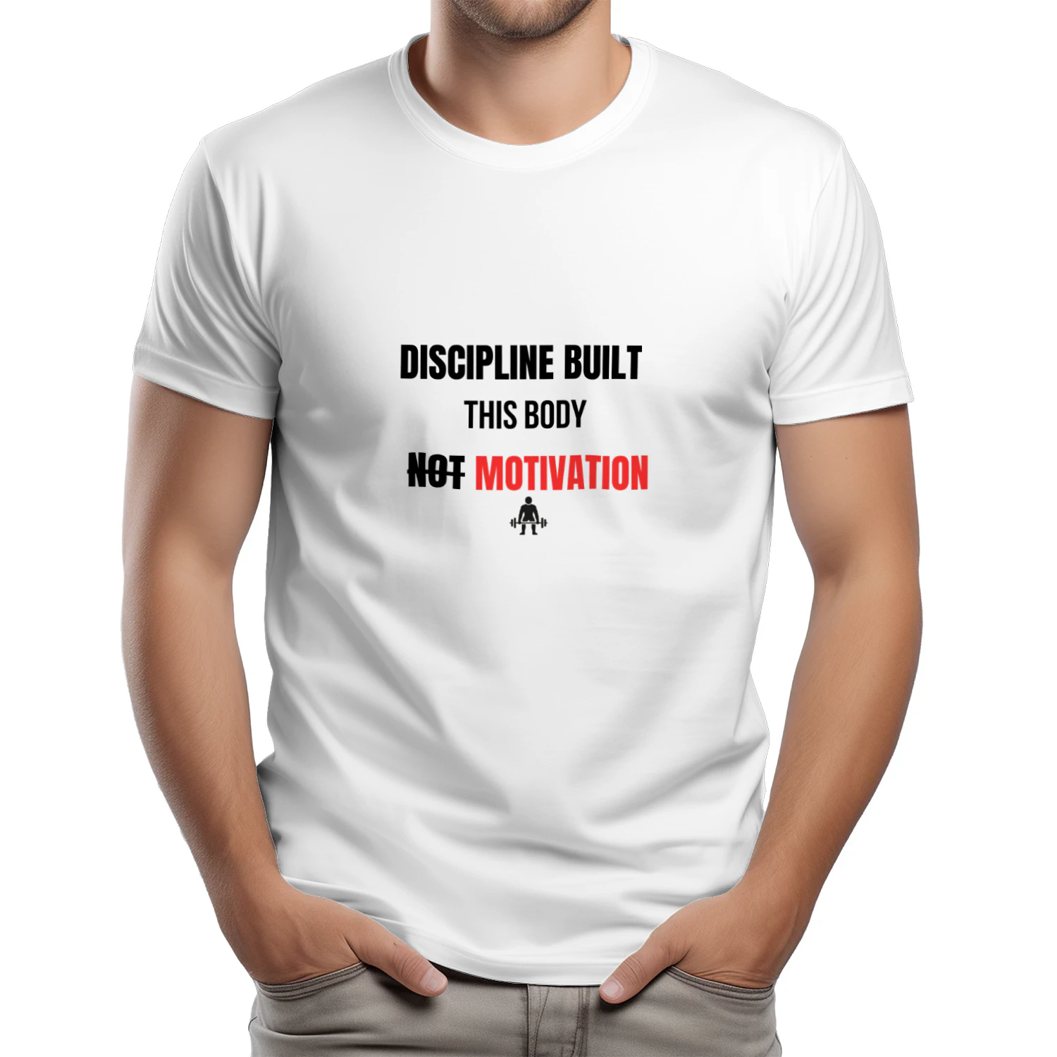 discipline built this body not motivation