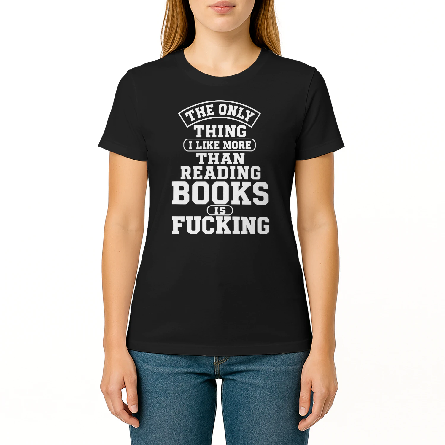 The Only Thing I Like More Than Reading Books Is Fucking Shirt | Funny Book Lover Tee | Bookworm Humor Gift 📚🔥 | Buy Now