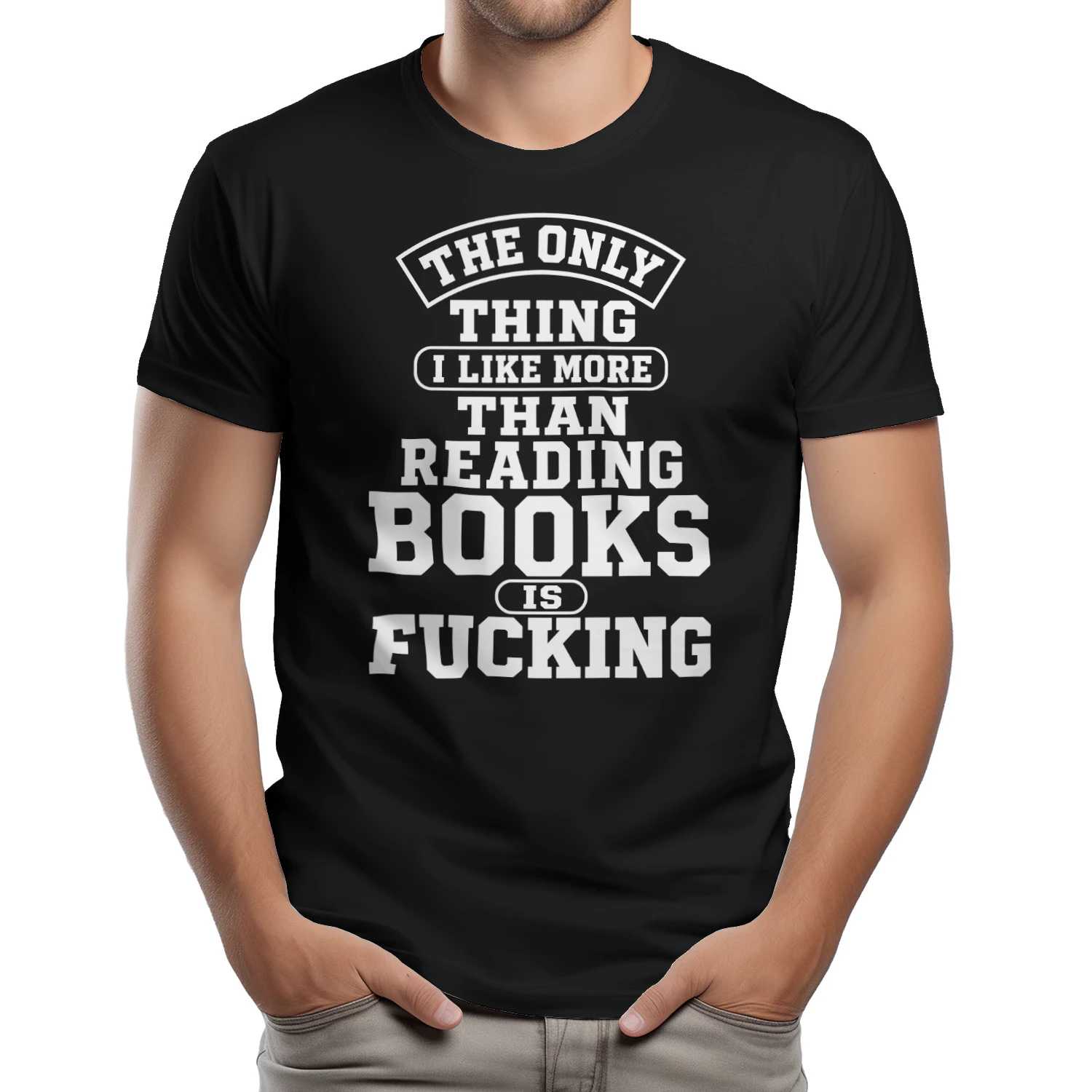 The Only Thing I Like More Than Reading Books Is Fucking Shirt | Funny Book Lover Tee | Bookworm Humor Gift 📚🔥 | Buy Now
