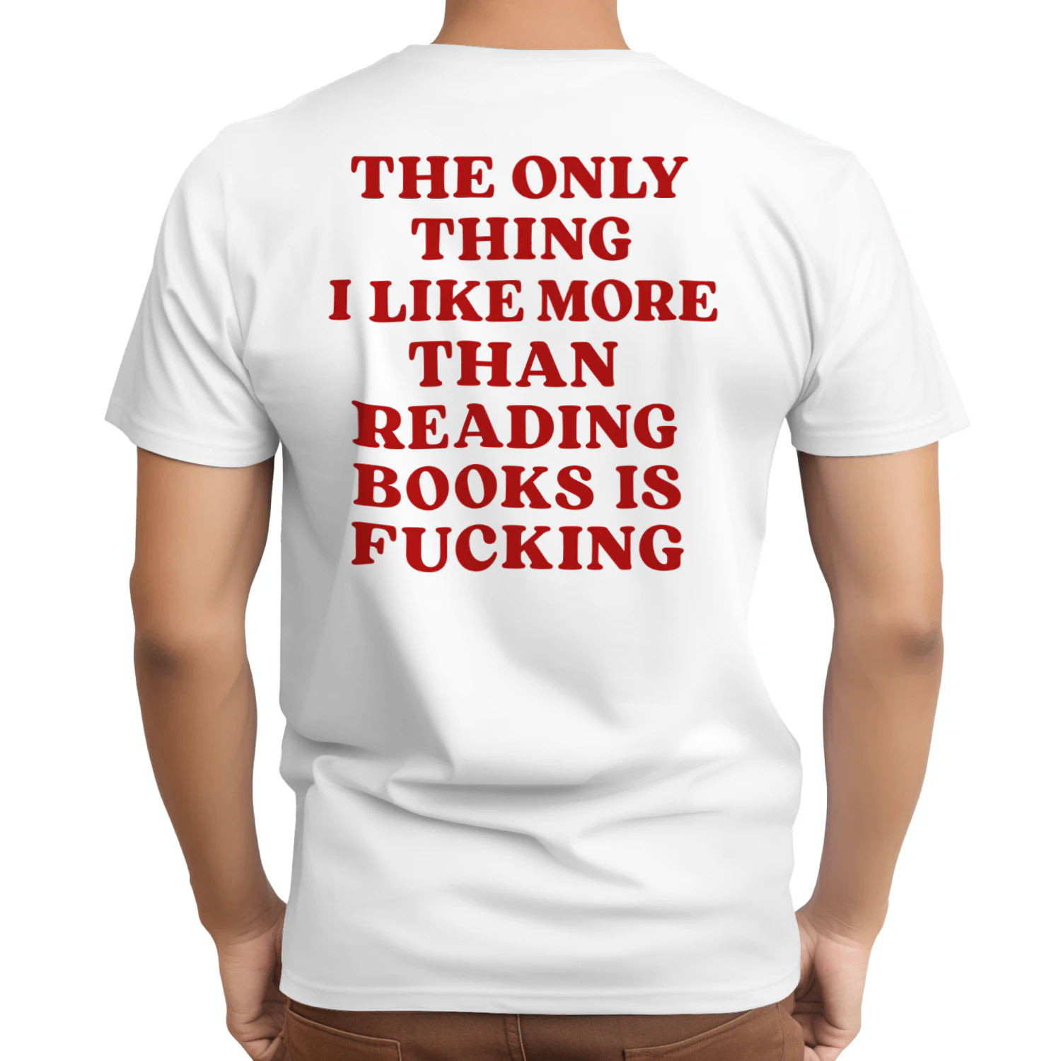 The Only Thing I Like More Than Reading Books Is Fucking Shirt | Funny Book Lover Tee | Bookworm Humor Gift 📚🔥 | Buy Now