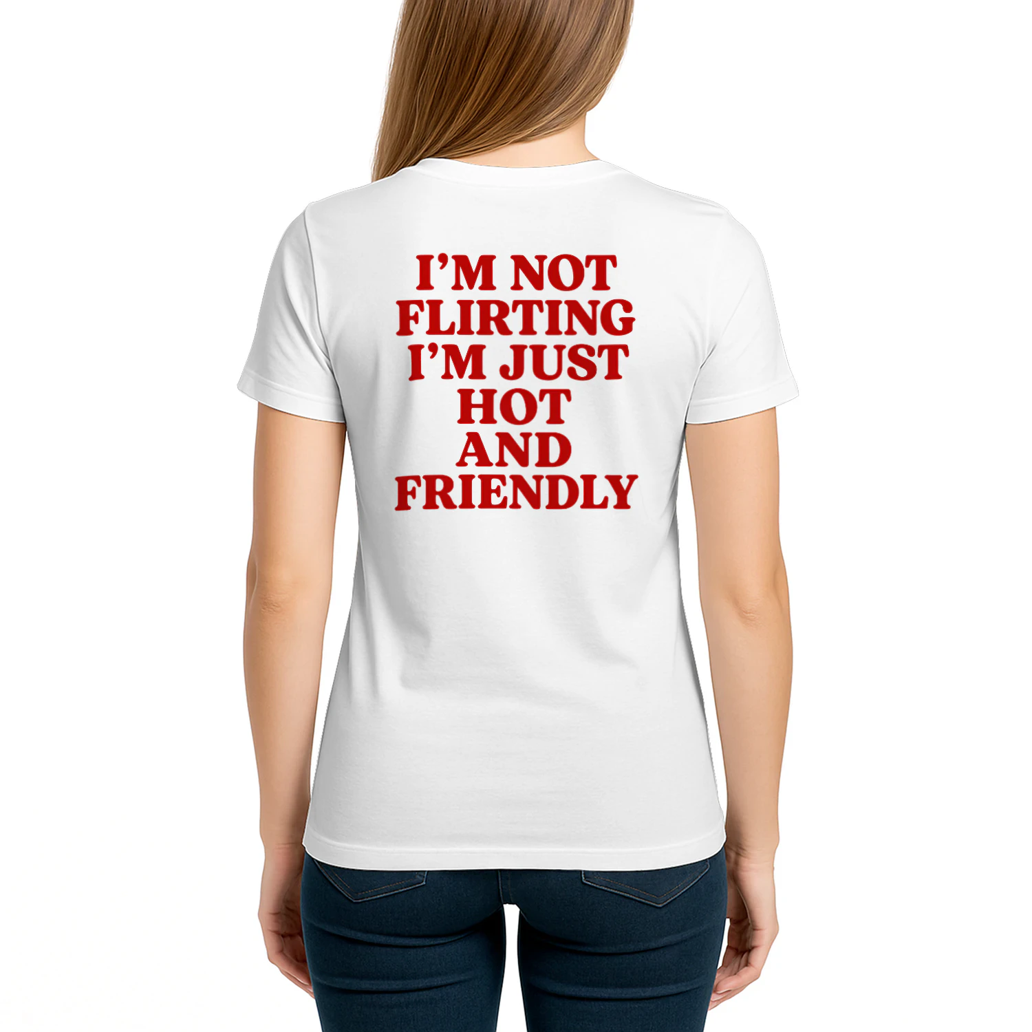 I’m Not Flirting I’m Just Hot and Friendly Shirt 😏 | Funny Confident Quote Tee | Sassy Gift for Women | Get Yours!